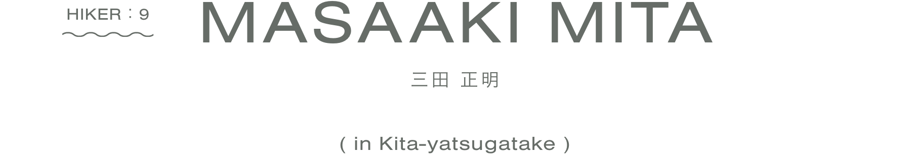 MASAAKI MITA