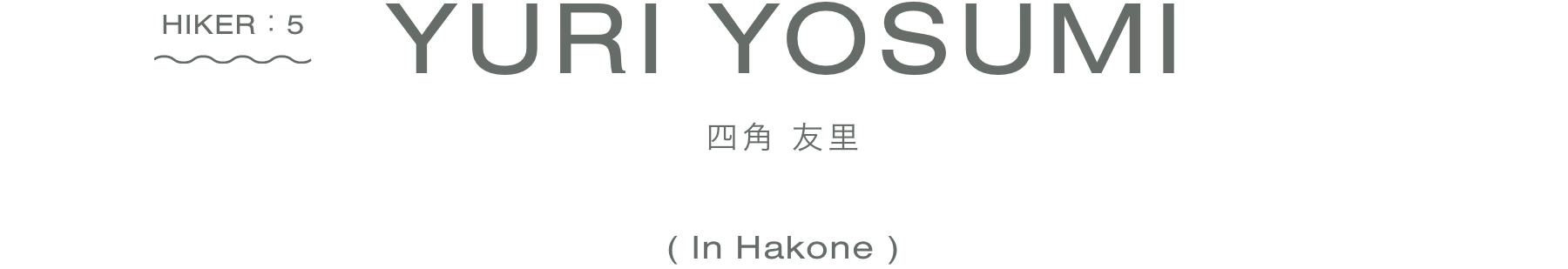 YURI YOSUMI