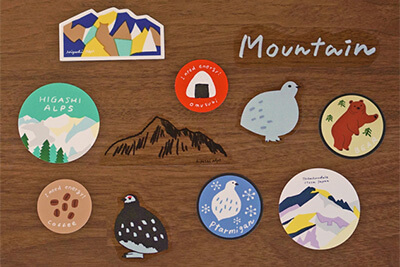 オリジナルグッズの販売／HIGASHI ALPS