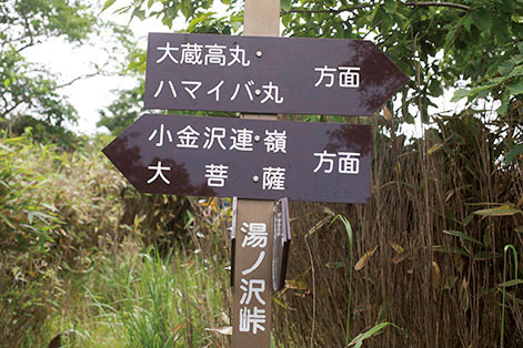 「湯ノ沢峠 」甲府エリア|登山口スポット【登山口】